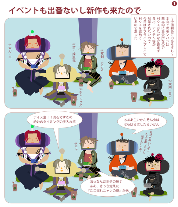 ニャンターのtwitterイラスト検索結果