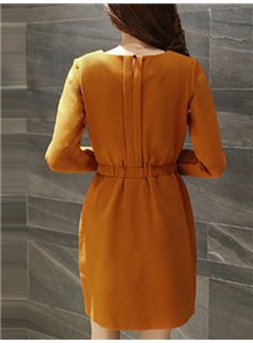 Retailings's tweet photo. Plain Round Neck #Patchwork Women's Long Sleeve #Dress
#Buy now at $113.85 only - https://t.co/bffEfgPDir https://t.co/UDXT5pfgOc