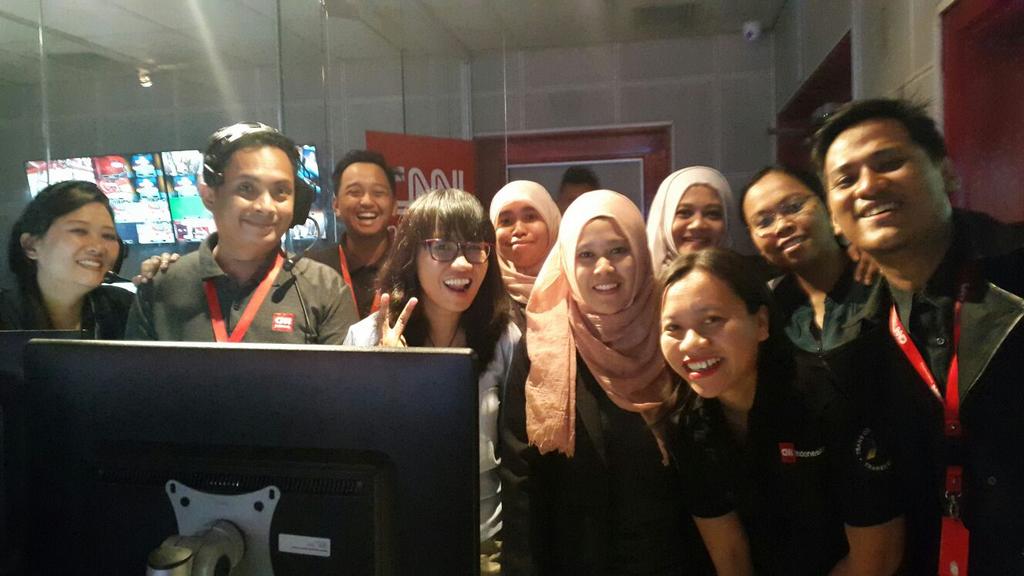 tiareshi's tweet photo. Let's make history together.. jelang Grand Launching CNN Indonesia @dwijune https://t.co/BqFbZELUCT