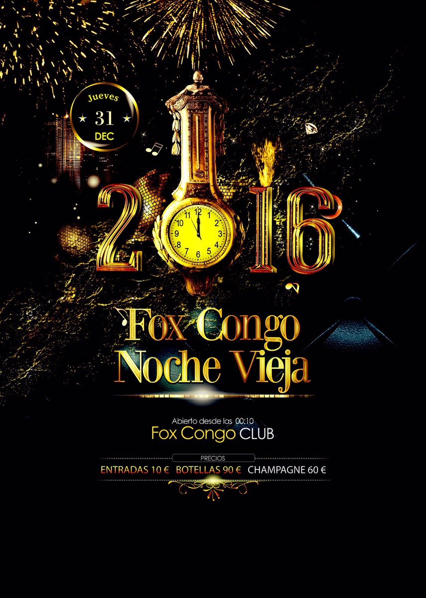 Planes_Valencia's tweet photo. Celebra la #Nochevieja en tu Pub de moda en #Valencia. Porque pasar una noche Inolvidable es posible en #FoxCongo https://t.co/fvfqiWhqk3