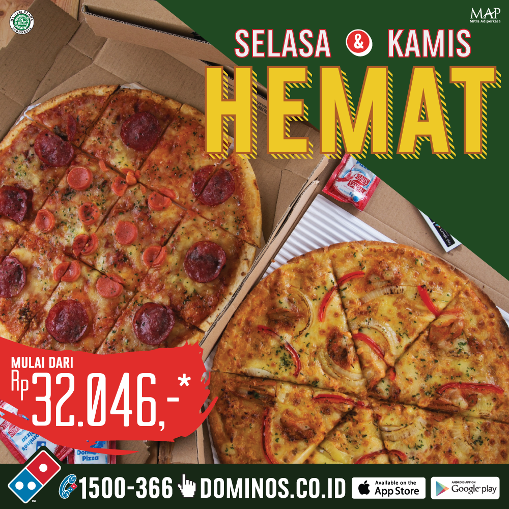 Domino S Pizza Id On Twitter Fluffy 10 Promo Selasa Kamis Hemat Beli Pizza Ke 2 Diskon 50 Mulai Dari Pembelian Small Pizza Trims