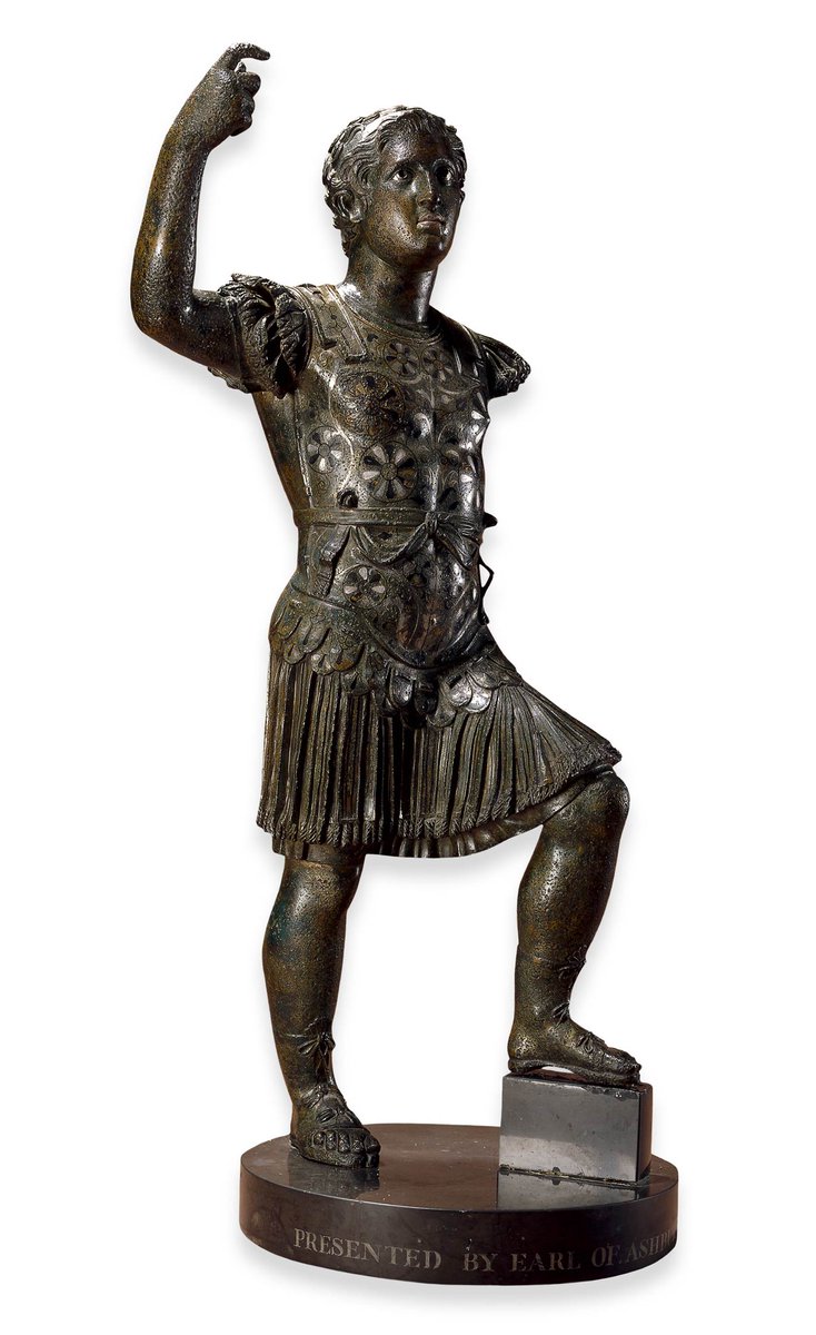 britishmuseum's tweet photo. The Roman emperor Nero was born #onthisday in AD 37. Here’s a bronze statuette of the ruler https://t.co/7PjR9WW55W https://t.co/DMSbThVhV9