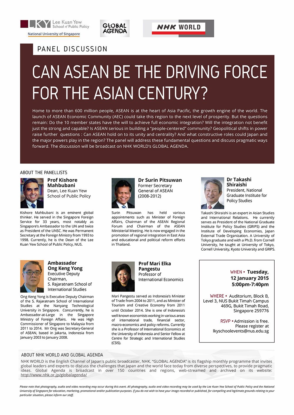 Lee Kuan Yew School Nhk Global Agenda Panel Discussion On Whether Asean Can Be Driving Force For Asia Rsvp T Co Rcvzsypfht T Co Jmmciuvhwr Lee Kuan Yew School Nhk Global Agenda Panel Discussion On Whether Asean Can Be Driving Force For Asia Rsvp T Co Rcvzsypfht T Co Jmmciuvhwr