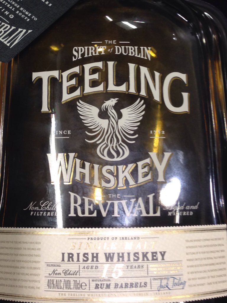 PhilMBev's tweet photo. Christmas had come early ....oh yes ! Teeling Revival @TeelingWhiskey @eauxdevieuk #celebration #Revival #Distillery https://t.co/JvblDAxTcv