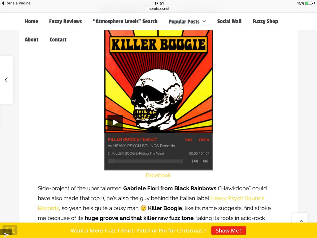 Detroit on the top 20 of #morefuzz <a href="/HEAVYPSYCHSOUND/">HEAVY PSYCH SOUNDS</a>