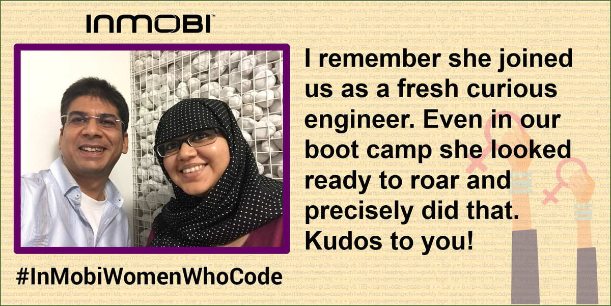 mohitsax's tweet photo. Meet Netra
#InMobiWomenWhoCode @InMobi @InMobiTech @InMobiCareers https://t.co/YxD9aKaXeG