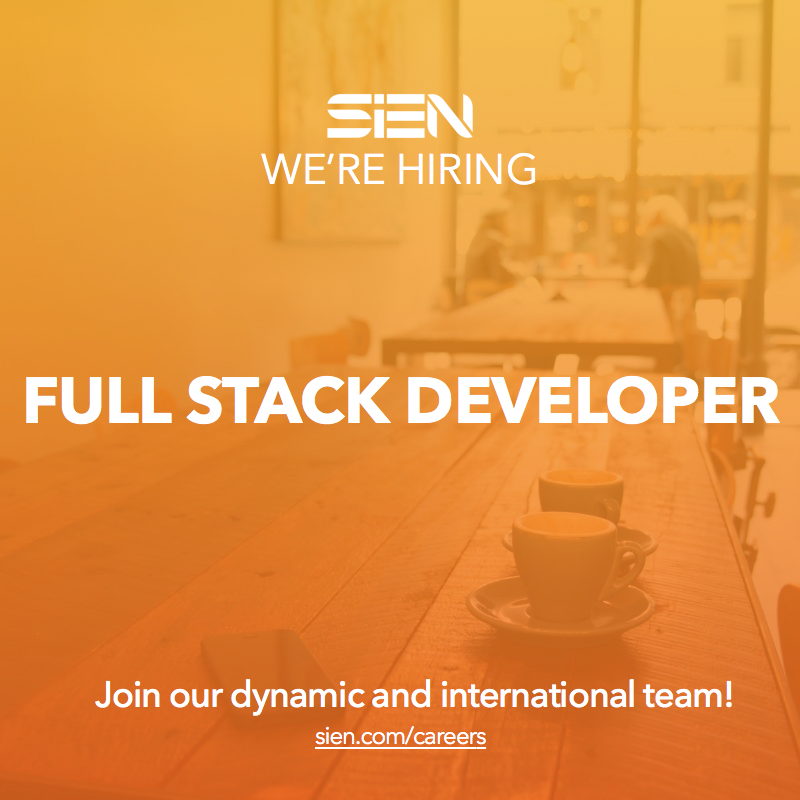 SIEN_Solutions's tweet photo. For hire in our #Paris branch! 
>>https://t.co/PruaU2KpmA

#developer #tech #job #career #emploi #lafrenchtech https://t.co/FLo0ShGemY