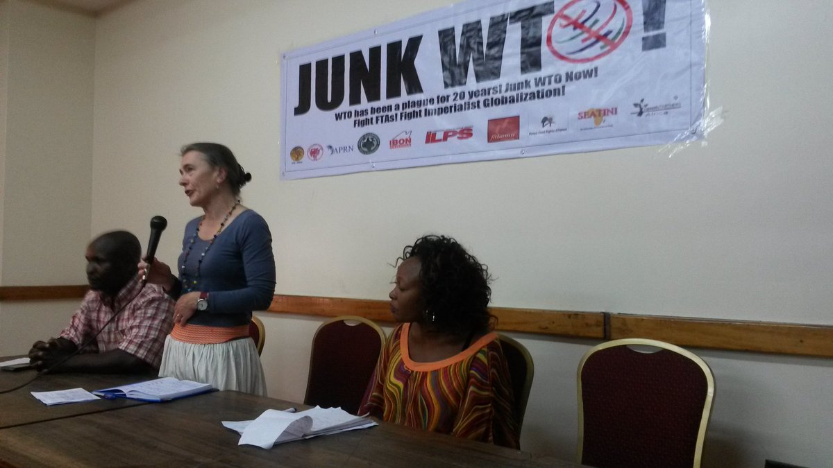 IBON_Int_Africa's tweet image. Sophia Murphy of Institute for Agriculture &amp;amp; Trade Policy talks on alternatives to Neoliberal Trade #JunkWTO #MC10