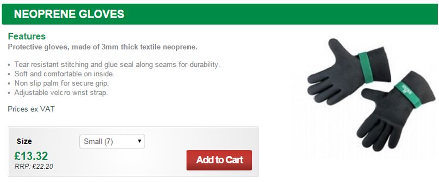 WindowCleanShop's tweet image. PRODUCT OF THE DAY: Neoprene Gloves 
Protective gloves, made of 3mm thick textile neoprene.