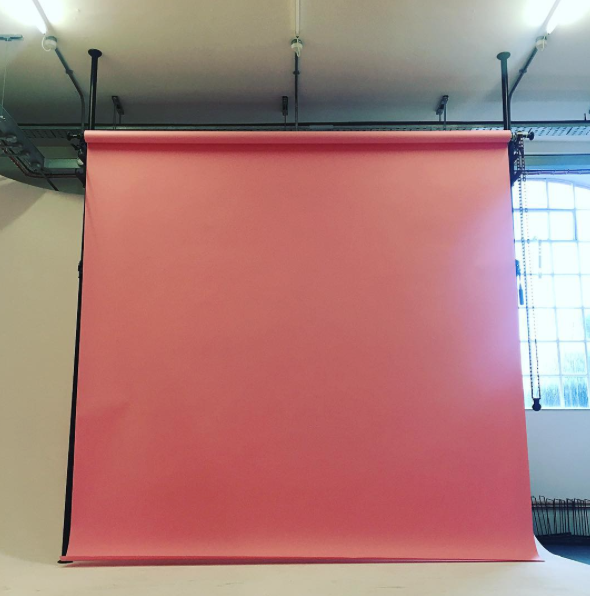 Theoneoff's tweet photo. Colorama has arrived for todays shoot! It definitely brightens up the studio. #Carnation #Colorama #TOOShot https://t.co/iwSzDXvL7j