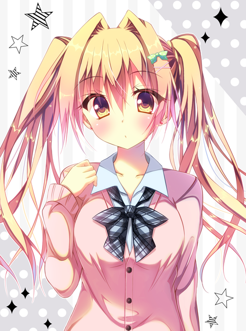 ギャルっぽいJK('◉◞౪◟◉)ウヒ コミケのグッズ絵ですー 