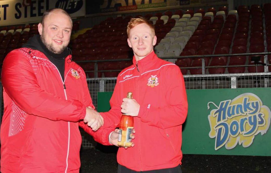Portadown FC (@portadownfc) on Twitter photo Mark Beattie presents <a href="/ribs35/">Robert Garrett</a> with <a href="/RoadsidePeugeot/">Portadown Peugeot</a> Man of the Match award for last nights game vs Glentoran Mark Beattie presents <a href="/ribs35/">Robert Garrett</a> with <a href="/RoadsidePeugeot/">Portadown Peugeot</a> Man of the Match award for last nights game vs Glentoran