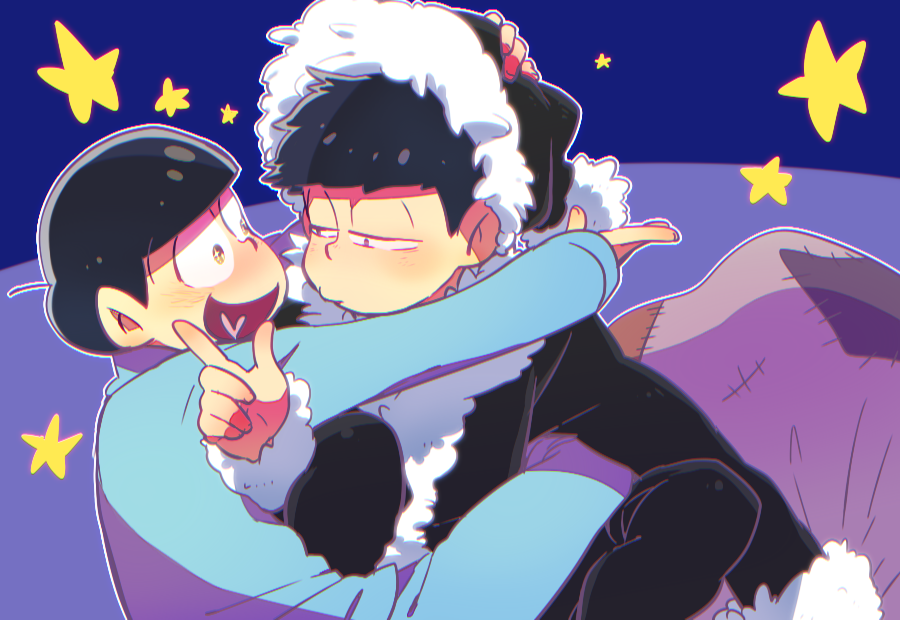 一松兄さんがサンタだったんだ！」 ※一十四寄り。