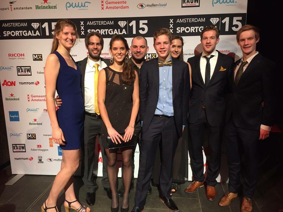 SCAmsterdam's tweet photo. #TeamSCA op sportgala! Trots op onze kampioenen! Dank @TopsportAdam voor de leuke avond! https://t.co/2gAHWN3xSp