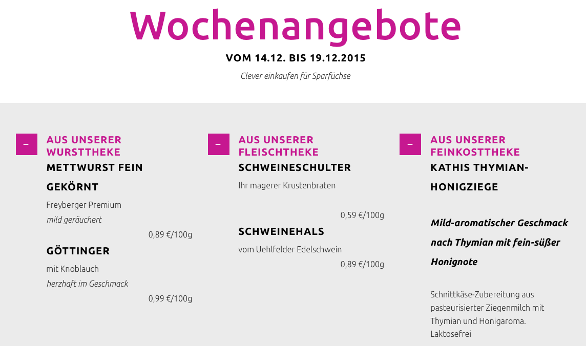 MF58DE's tweet photo. Wochenangebote vom 14.12. bis 19.12.2015 https://t.co/UTDtGAZbIS https://t.co/5MYoHgphuW