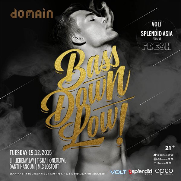 JktProject's tweet photo. Tonight Bass Down Low 'FRESH' @domainOPCO with @VOLT_Enterprise https://t.co/z4PGcs0v8i
