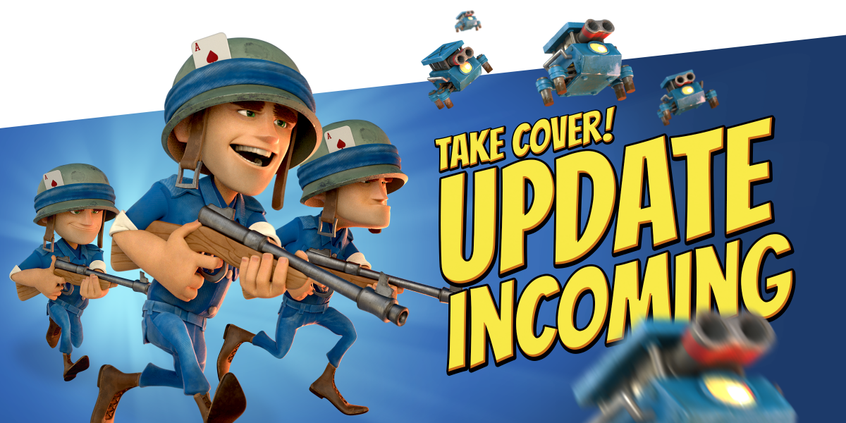 BoomBeach's tweet image. UPDATE INCOMING! Find out what's new: supr.cl/update
