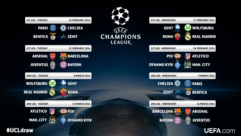 ChampionsLeague's tweet photo. Lots to look forward to next year, starting with the #UCL round of 16... https://t.co/i9rn3YkeKw