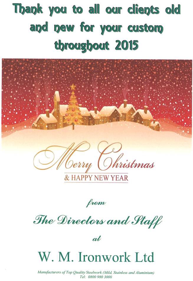 W. M. Ironwork Ltd tweet media