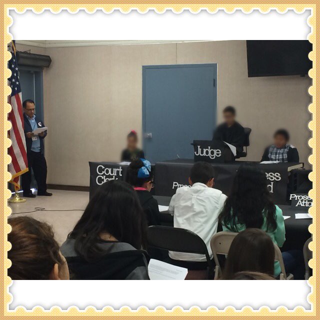 IsabelSolis89's tweet photo. Mock trials #brawleyESD at #Philswing Great Job! 5th grade @WestJenna https://t.co/VLayBIzq92
