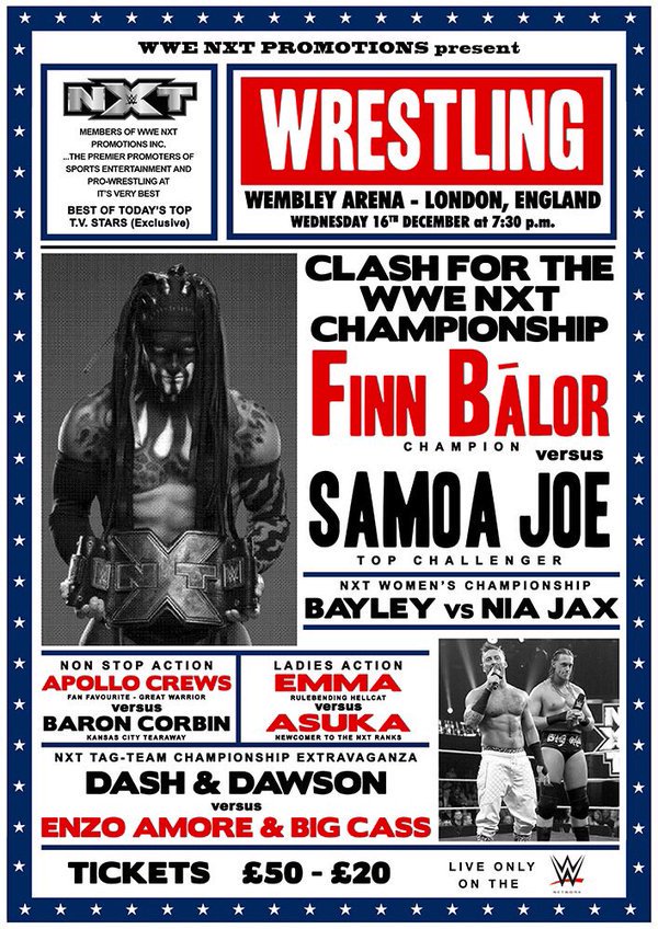 NXTfandom's tweet image. Who is ready for NXT Take Over: London?! Who do you think will win? Anyone losing their title? Let me know.