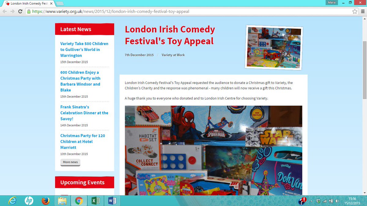 Huge thanks everyone who donated to our toy appeal @ The Late Late Toy Show LIVE! <a href="/VarietyGB/">Variety, the Children’s Charity</a> bit.ly/1lM226q