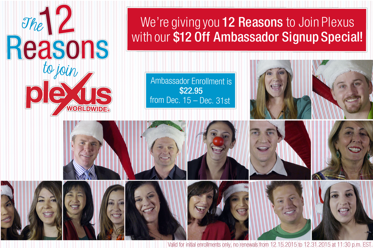 PlexusWorldwide's tweet photo. New Ambassador signups are now $12 off! 

Details: https://t.co/H1uXNNEzGf

#12PlexusReasons https://t.co/aFVg6n5dON