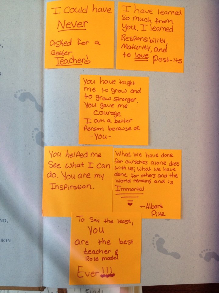 MrsSchultzROMS's tweet photo. #WhyWeTeach and the #GiftofWriting by hand.  #Grateful. https://t.co/KjlrxJfV3Y