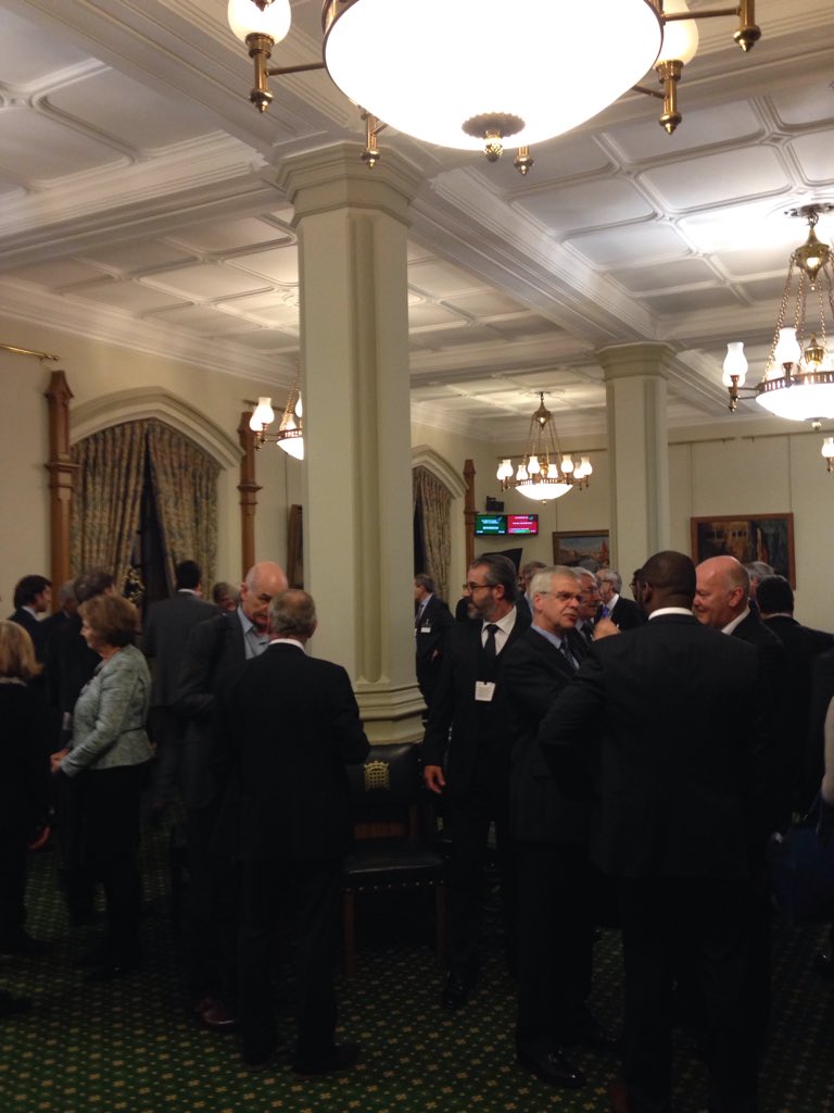 theCIOB's tweet photo. Room is filling up nicely for the parliamentary reception #CIOBHoC https://t.co/5LY4yF9d8y