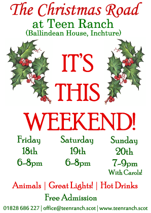 The Christmas Road at Teen Ranch is happening this weekend, be sure to come along!  #TheChristmasRoad #TeenRanch