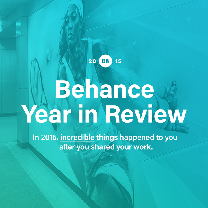 Behance's tweet photo. Behance’s Year in Review highlights the artists, tools, and creativity that defined 2015: https://t.co/JK3nWKhm43 https://t.co/nKwuzF8Qbn