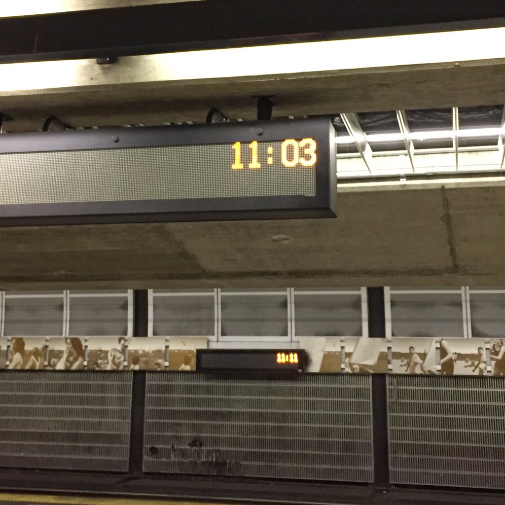 You'll be pleased to see the #mbta clocks aren't on time either. #precision #whattimeisitreally