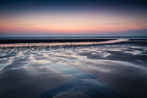 Le vent souffle sur l'ocean