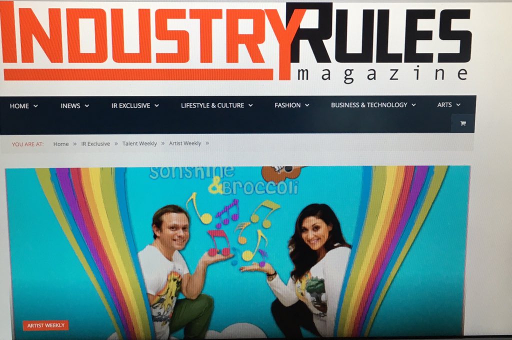 S_Bmusic's tweet photo. Thanks @Industry_Rules for featuring us! https://t.co/d4acsepRb1  #SonshineandBroccoli https://t.co/8ugyleMHAo