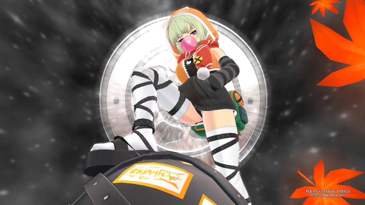 カグラEVに最後の追加キャラ奈楽が追加されましたのでスクショ。 