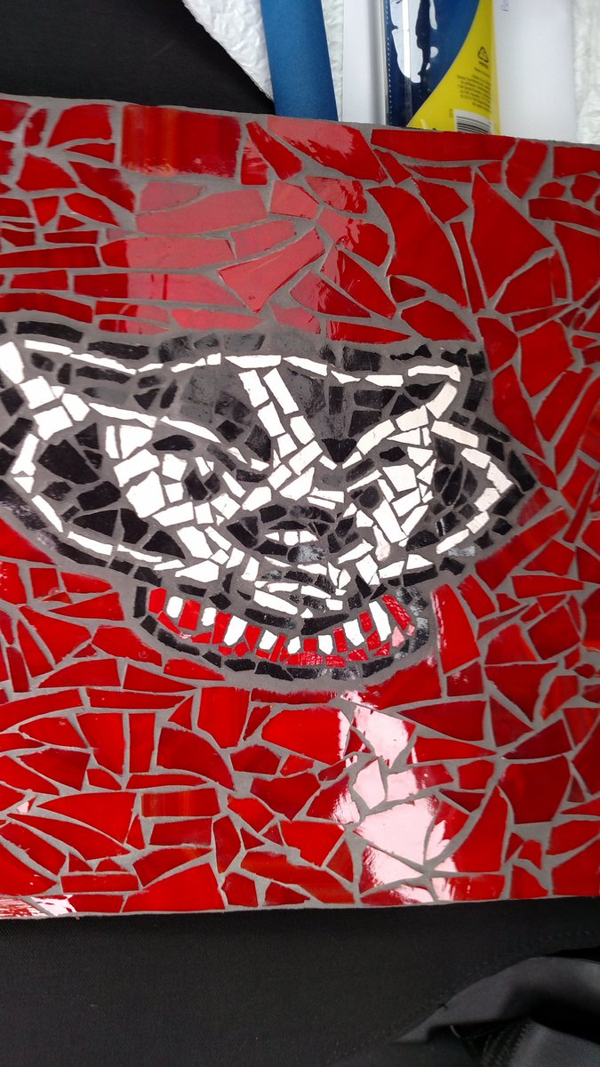 RNottling's tweet photo. Got an A+ on my mosaic just in time for @BadgerMBB game tonight! #OnWisconsin https://t.co/7JcCubqJaD