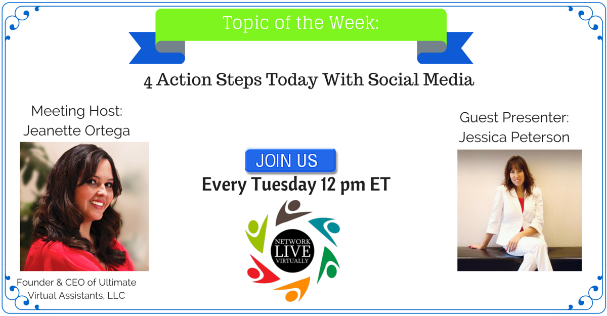 ultimateva's tweet photo. Join me in 35 minutes! #NetworksThatKnow #networking #facebookmarketing #ultimateva #socialmedia https://t.co/KKdgzgCdvB