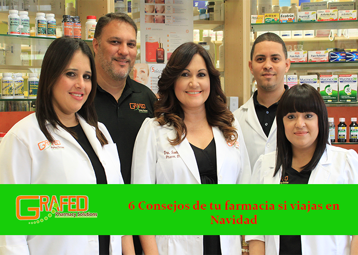 GrafedPharmacy's tweet photo. 6 #consejos de tu farmacia si viajas en #Navidad. #medicamentos https://t.co/t19s2uXOO7 https://t.co/K08uqcK7ud