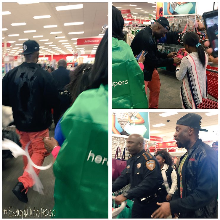 979TheBox's tweet photo. "Run faster! You're shopping with the cop! He can't ticket you!" - @JmacGlobal #ShopWithACop https://t.co/pIUMGA8tuO