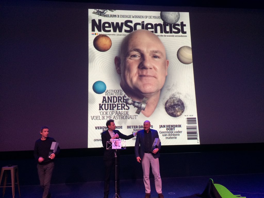 Lots of <a href="/NL_Space/">Netherlands Space</a> in <a href="/NewScientistNL/">New Scientist NL</a> December magazine. Guest chief editor <a href="/astro_andre/">André Kuipers</a>