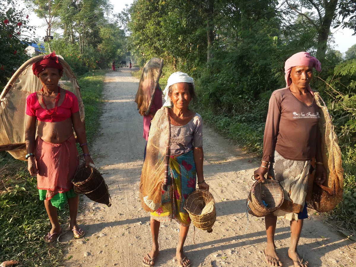 buddhisentharu's tweet photo. On the way for fishing with traditional net by local women. #natgeojourneys #journeysCEO https://t.co/JEYWNcwliZ