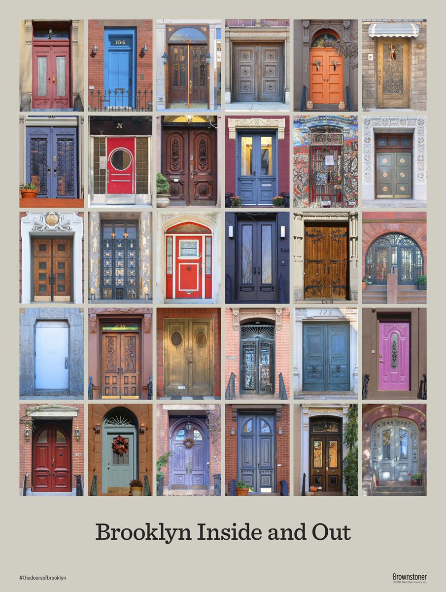 Brownstoner's tweet photo. You can still win a free Brownstoner's #thedoorsofbrooklyn poster! https://t.co/uIWj9jDkfy https://t.co/8AXzCrSOGe