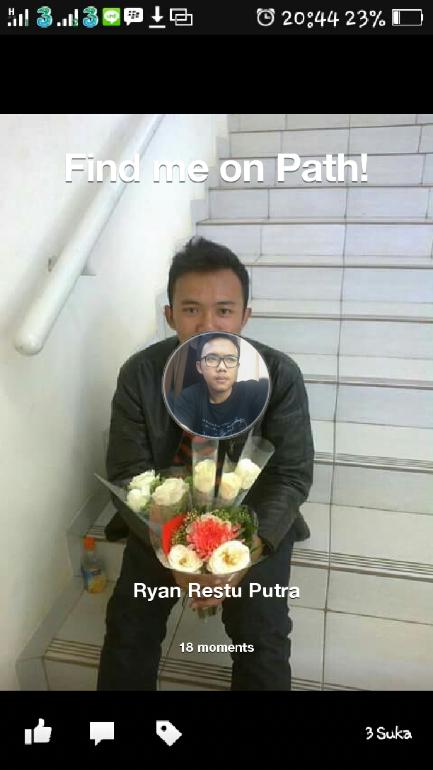 restu_ryan's tweet photo. Find me on #Path now! Go to: https://t.co/JUlZ3Aq1p2! #thepersonalnetwork https://t.co/bhymOpsS5X