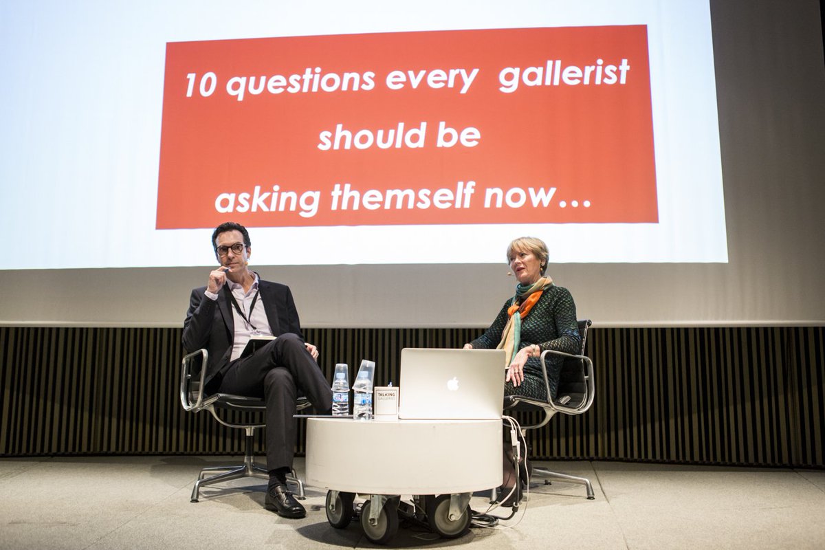 Talkingalleries's tweet photo. π₯ #TG2015 roundup! @georginaadam & #AdamSheffer, 2 titans wrapping up the 2 day symposium π https://t.co/QYiBiCMwM9 https://t.co/r04Ul3ddg2
