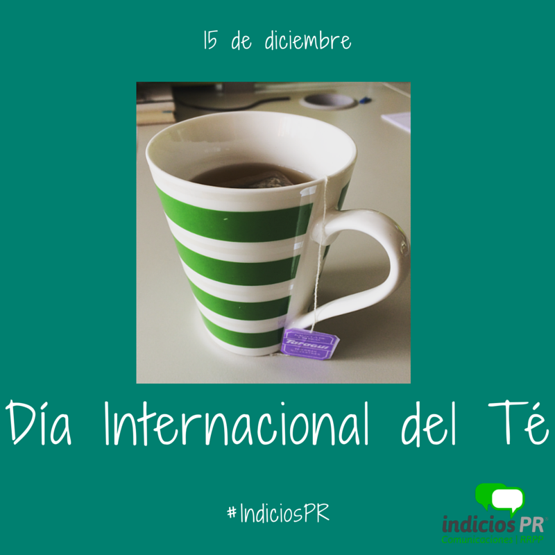 IndiciosPR's tweet photo. Hoy se celebra el Día Internacional del Té y aquí en #indiciosPR a algunos no nos falta! #DíaInternacionaldelTé https://t.co/mJoBk0Ezho