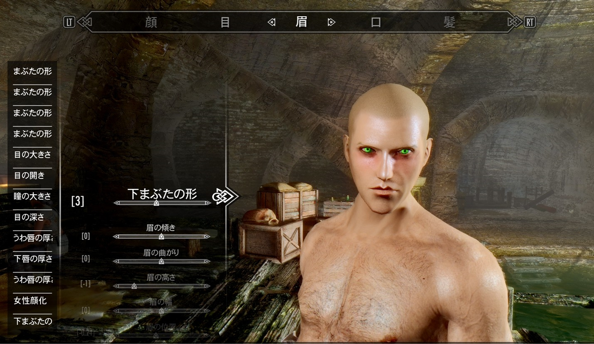 アポ イッツー 男キャラ作るのに何で頬を染める選択があるんですかね スカイリム Skyrim T Co Z6bagta9ie