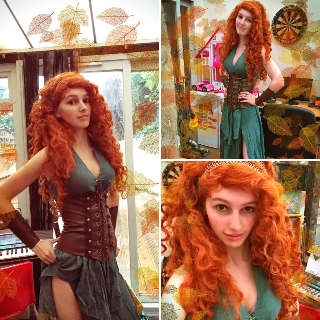 Humble_Halfling's tweet photo. Warrior style Merida is coming along nicely ♥️ #Disney #Merida #Cosplay https://t.co/DhLOt67XJ9