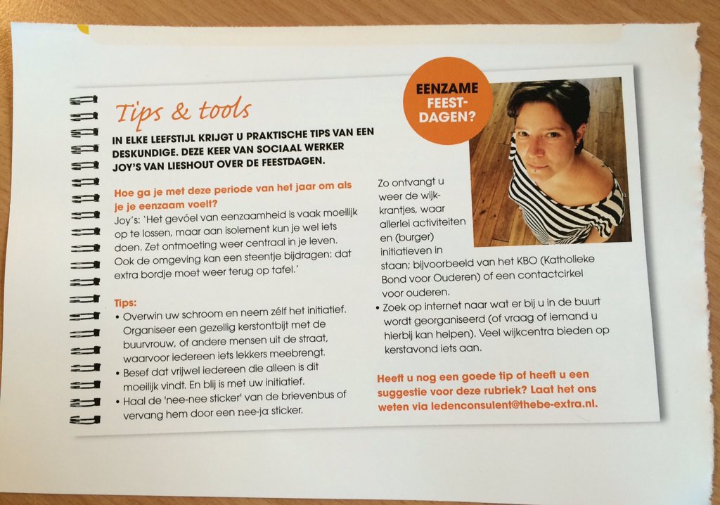 cdet_west's tweet photo. Tips en tools voor @Thebetweet 'eenzame' feestdagen. Met een verschil tussen eenzaamheid en isolement! #verbinden https://t.co/cbWoPyAyDb