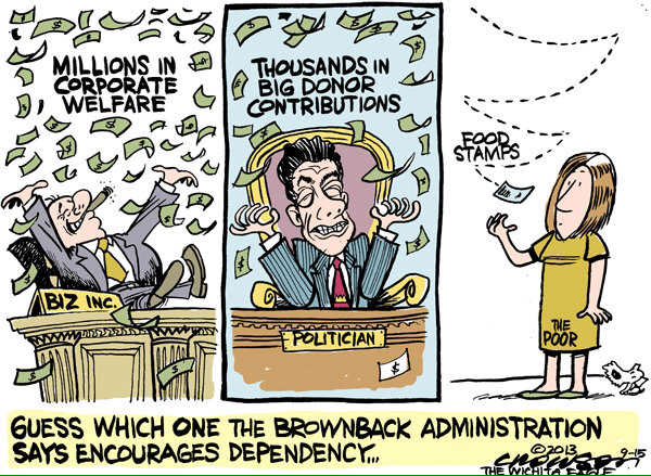 MikeLoBurgio's tweet photo. #Right-Wing @GOP Governor Succeeds in Making More People Go Hungry https://t.co/RhwE76ja3N #justlikekansas #ksleg https://t.co/ZgWm8igRZy
