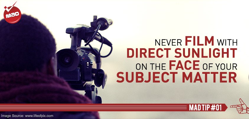 madstudios_in's tweet image. Follow this tip to avoid the unwanted shadows during editing.
#MADTips #FilmmakingTips #VideoProduction #MADStudios
